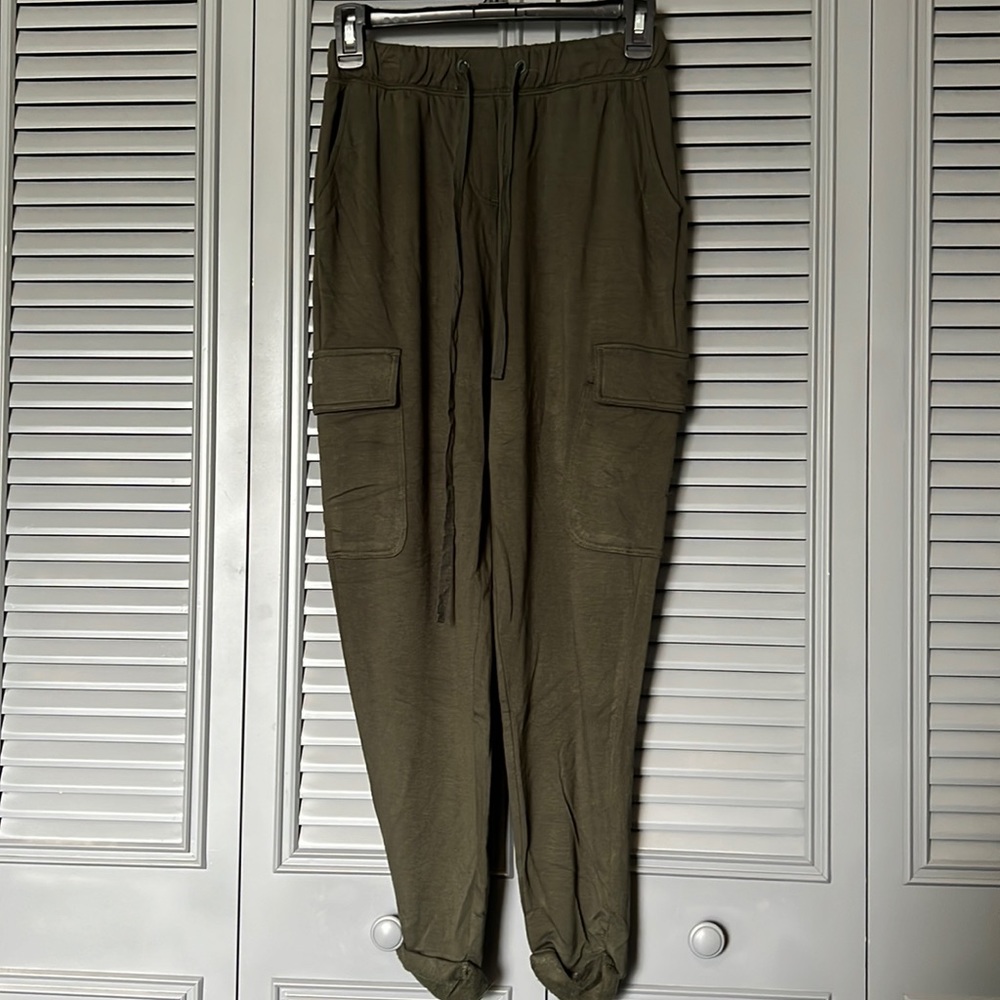 Anthro Saturday Sunday : Green Comfy Joggers - XS